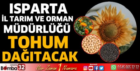 Tohum dağıtılacak