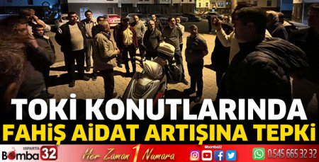 TOKİ konutlarında fahiş aidat artışına tepki