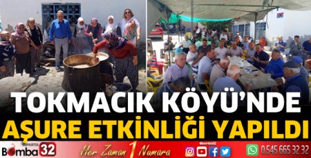 Tokmacık Köyünde Aşure günü etkinliği