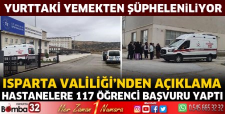 Toplamda 117 öğrenci zehirlenme şüphesiyle hastaneye başvurdu