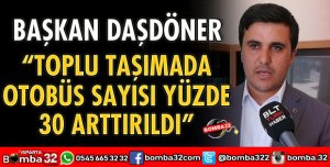 TOPLU TAŞIMADA OTOBÜS SAYISI YÜZDE 30 ARTTIRILDI