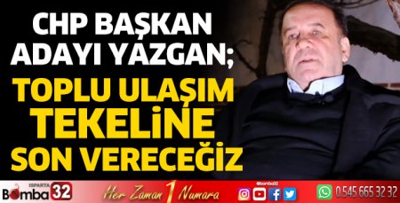 Toplu ulaşım tekeline son vereceğiz