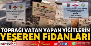 Toprağı Vatan Yapan Yiğitlerin Yeşeren Fidanları
