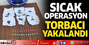 Torbacı yakalandı