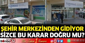 Torosgaz şehir merkezinden gidiyor