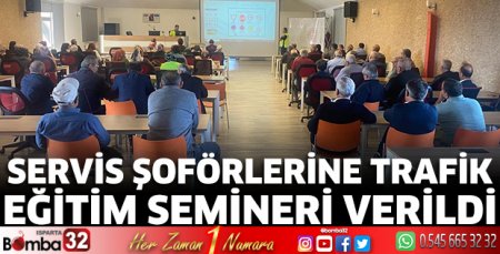 Trafik eğitim semineri verildi 