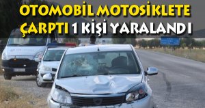 TRAFİK KAZASI 1 YARALI 