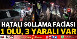 Trafik kazasında 1 ölü, 3 yaralı