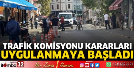 Trafik Komisyonu kararları uygulanmaya başladı