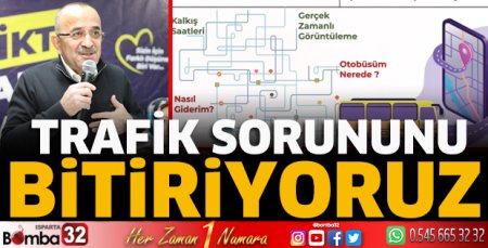 Trafik sorununu bitiriyoruz