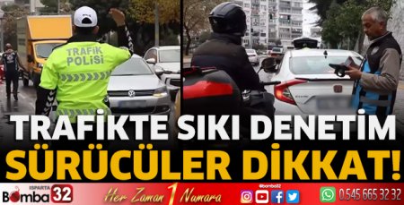 Trafikte sıkı denetim