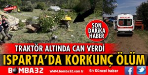 TRAKTÖRÜN ALTINDA CAN VERDİ