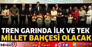 Tren Garında ilk ve tek Millet Bahçesi olacak