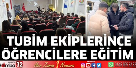 TUBİM ekiplerince öğrencilere eğitim 