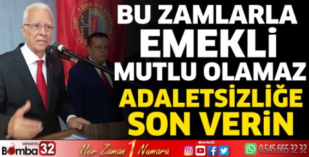 TÜED Genel Başkanı Ergün: Bu zamlarla emekli mutlu olmaz