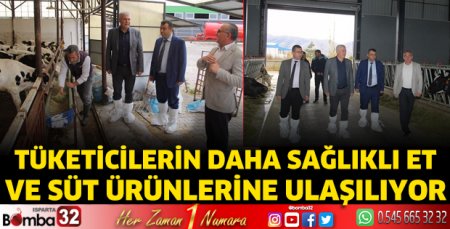 Tüketicilerin daha sağlıklı et ve süt ürünlerine ulaşılıyor