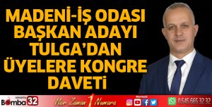 Tulga’dan üyelere kongre daveti