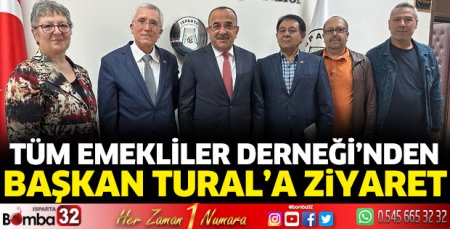 Tüm Emekliler Derneği'nden Başkan Tural'a ziyaret