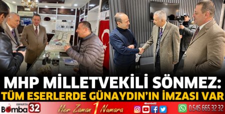 Tüm eserlerde Günaydın’ın imzası var