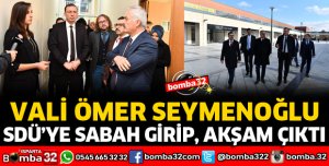 TÜM GÜNÜNÜ SDÜ'YE AYIRDI