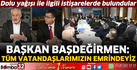 Tüm vatandaşlarımızın emrindeyiz