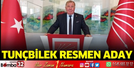 Tunçbilek resmen aday