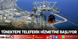 Tünektepe Teleferik hizmetine Başlıyor