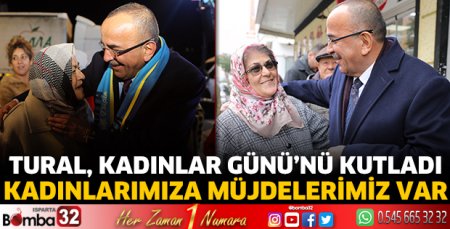 Tural, Kadınlar Günü’nü kutladı 
