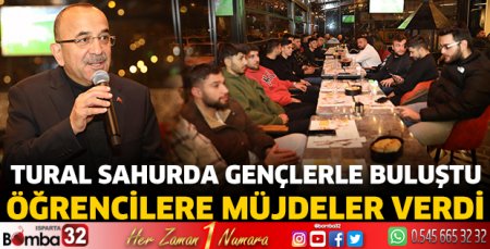 Tural sahurda gençlerle buluştu 