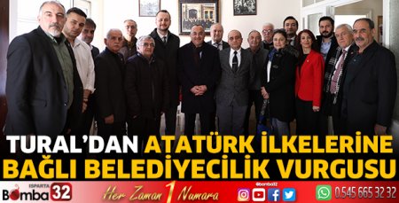 Tural’dan Atatürk ilkelerine bağlı belediyecilik vurgusu 