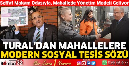 Tural’dan mahallelere modern sosyal tesis sözü 