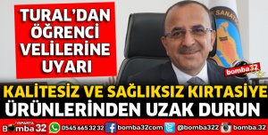 TURAL’DAN ÖĞRENCİ VELİLERİNE UYARI