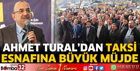Tural’dan taksi esnafına büyük müjde 