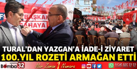 Tural’dan Yazgan’a iade-i ziyaret