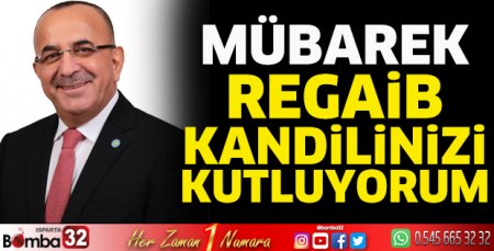 Tural'dan Regaib kandili mesajı