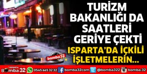 TURİZM BAKANLIĞI DA SAATLERİ GERİYE ÇEKTİ