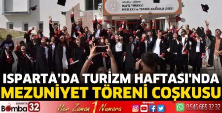Turizm Haftası'nda mezuniyet töreni