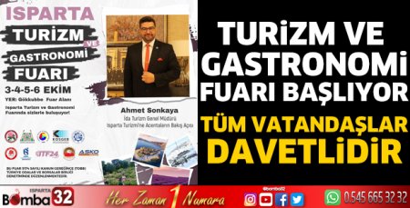 Turizm ve Gastronomi Fuarı başlıyor
