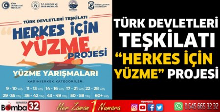Türk Devletleri Teşkilatı “Herkes İçin Yüzme” Projesi 