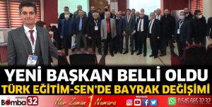 Türk Eğitim Sen de Bayrak Değişimi