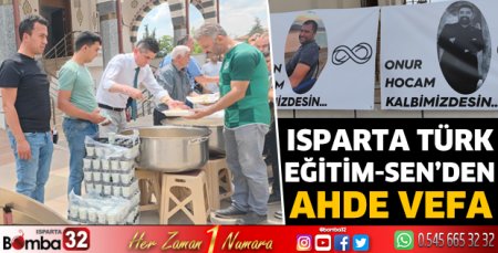 Türk Eğitim- Sen'den ahde vefa