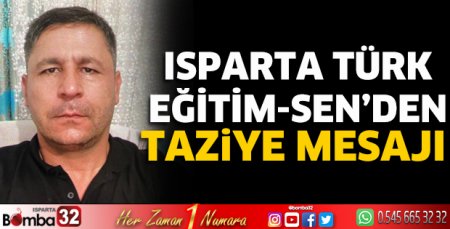 Türk Eğitim- Sen'den taziye mesajı