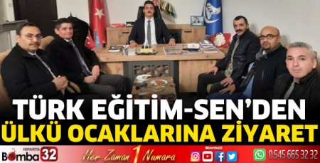 Türk Eğitim-Sen'den Ülkü Ocaklarına ziyaret