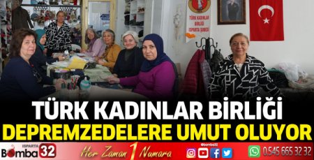 Türk Kadınlar Birliği Derneği depremzede öğrencilere umut oluyor