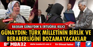 TÜRK MİLLETİNİN BİRLİK VE BERABERLİĞİNİ BOZAMAYACAKLAR