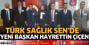 Türk Sağlık Sen’de Yeni Başkan Hayrettin Çiçen