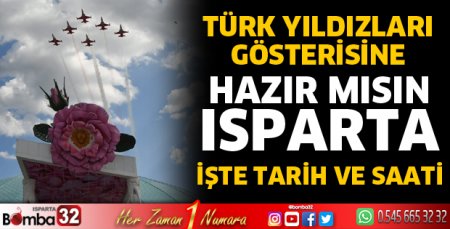 Türk Yıldızları Isparta semalarında olacak