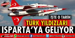 TÜRK YILDIZLARI ISPARTA SEMALARINI SÜSLEYECEK