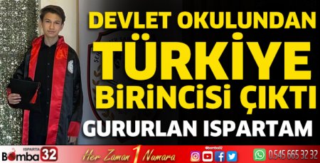 Türkiye birincisi devlet okulundan çıktı