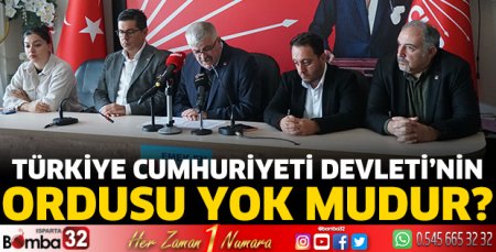 Türkiye Cumhuriyeti Devleti’nin ordusu yok mudur?